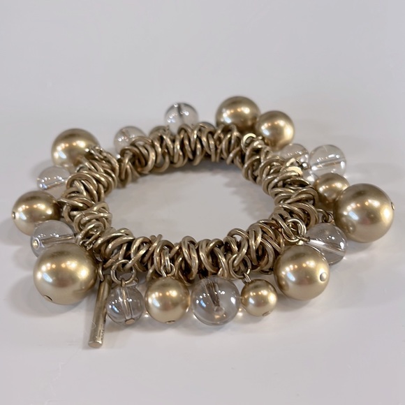 Kenneth Cole New York Gold Stretch Bracelet - Picture 3 of 3